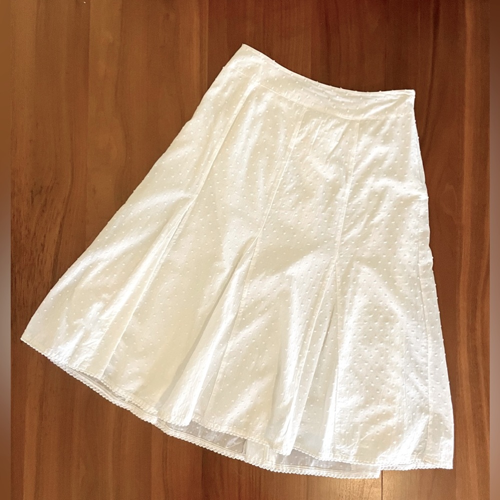 Sweet A-Line Cotton Skirt